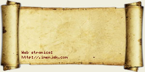 Hana Kaplarović vizit kartica